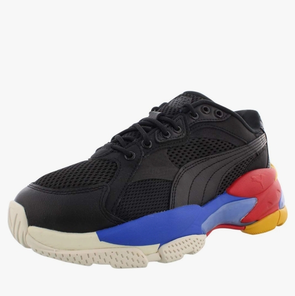 Puma Liquid Cell Epsilon Boys Shoes Size 7, Color: Puma Black/Dazzling Blue